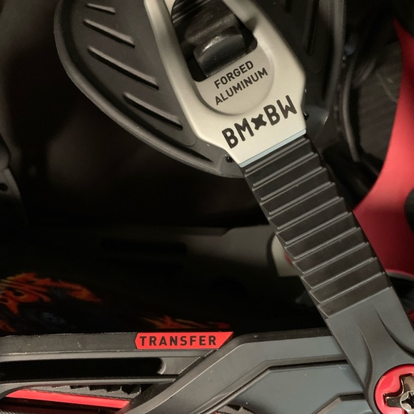 💥Bent Metal Binding Works “Transfer” Snowboard Bindings Large Mervin LibTech 💥 - Picture 3 of 14